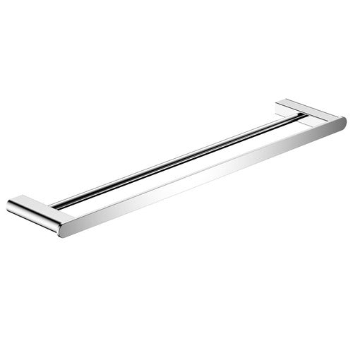 Nero NR7024DCH Ecco Double Towel Rail 600mm - Chrome