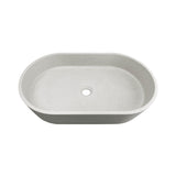 Otti OT6035CON Clayton Oval 600x350x120 Concrete Above Counter Basin