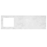 Otti LA-1960A-BOHW-CA Hampshire Laundry Kit 1960A White / Cloudy Carrara Top