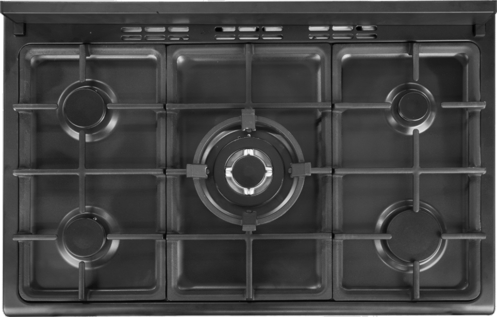 Artusi AFGR935B Freestanding Cooker 90cm with Gas Hob, Black