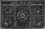 Artusi AFGR935B Freestanding Cooker 90cm with Gas Hob, Black
