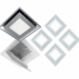 Schweigen CC-PARA4WSE2 Modular Ceiling Cassette Rangehood x4 with 5000M3/Hr Twin Motor, Stainless Steel