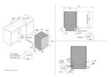 ASKO 60cm Logic Built Under Dishwasher Black Steel, DBI565IKBSAU - Ex Display Discount