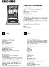 ASKO DBI653IBS 82cm Built-in Dishwasher with Turbo Drying - ASKO Seconds Discount