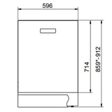 ASKO 60cm Style Built-In Dishwasher Black Steel DBI654IBXXLSAU - ASKO Seconds Discount