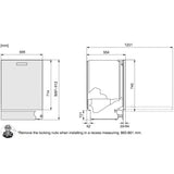 ASKO 60cm Style Built-In Dishwasher Black Steel DBI766IQXXLBSAU - ASKO Factory Seconds