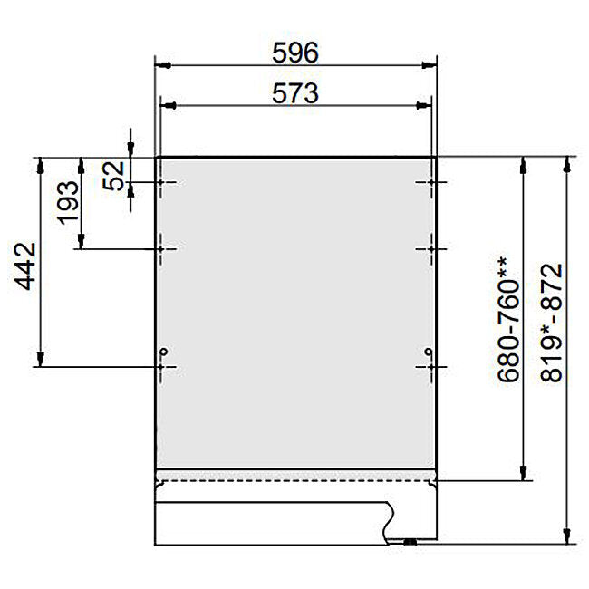 ASKO Fully Integrated 60cm Dishwasher DFI643AU - Factory Seconds