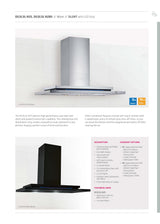Schweigen DS3131-R2BSP 90cm Silent Wall Mount  Rangehood, 1600m3/hr, Matte Black
