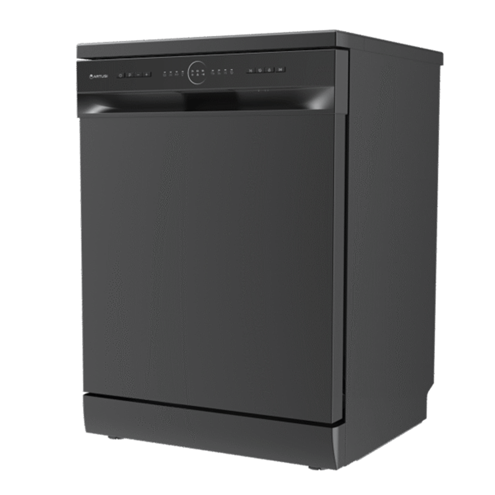 Artusi ADW5003MB Freestanding 60cm Dishwasher, Matte Black