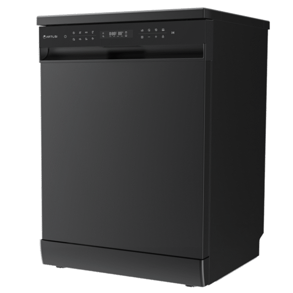 Artusi ADW5009MB Freestanding 60cm Dishwasher, Matte Black
