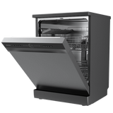 Artusi ADW5003MB Freestanding 60cm Dishwasher, Matte Black