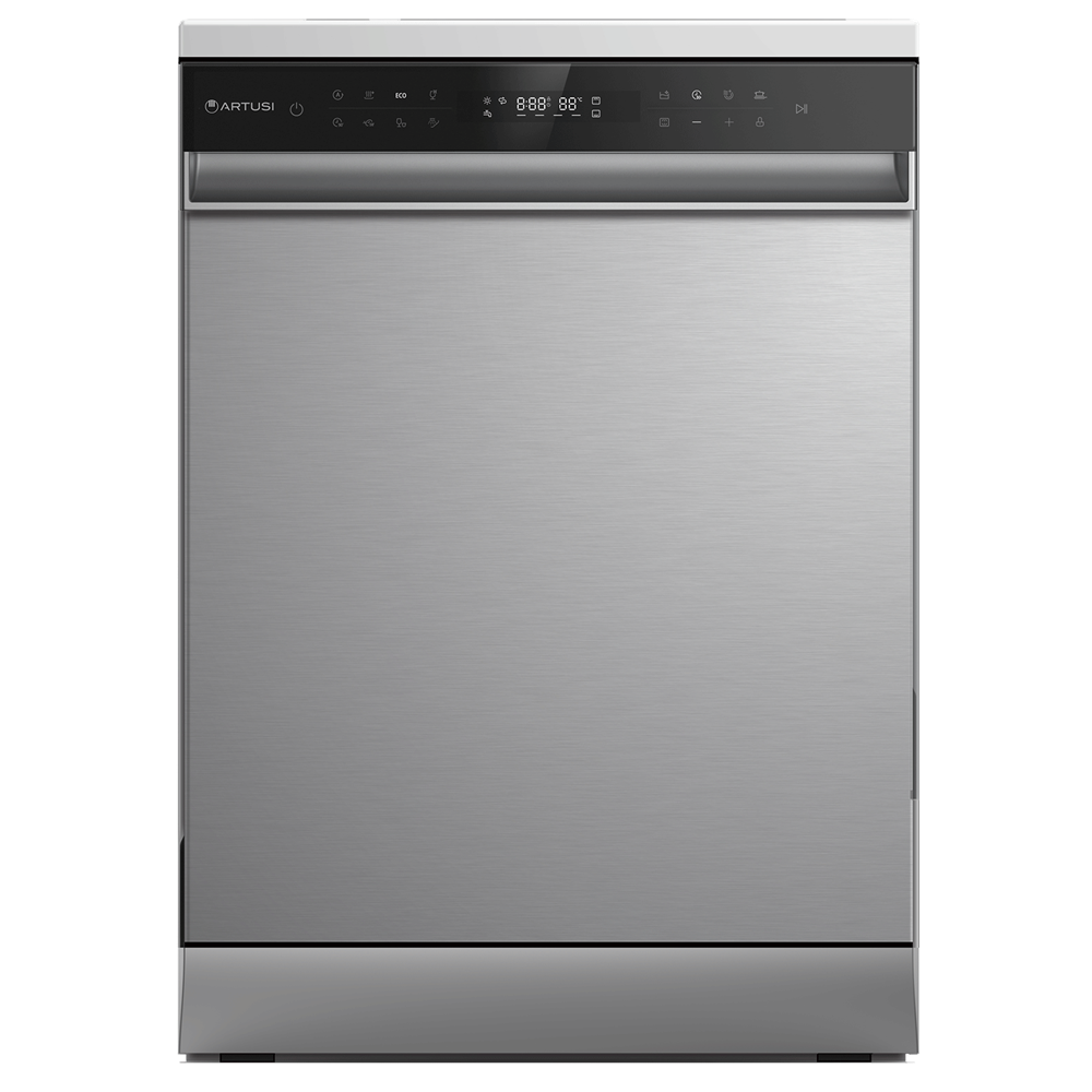 Artusi ADW5009X Freestanding 60cm Dishwasher, Stainless Steel