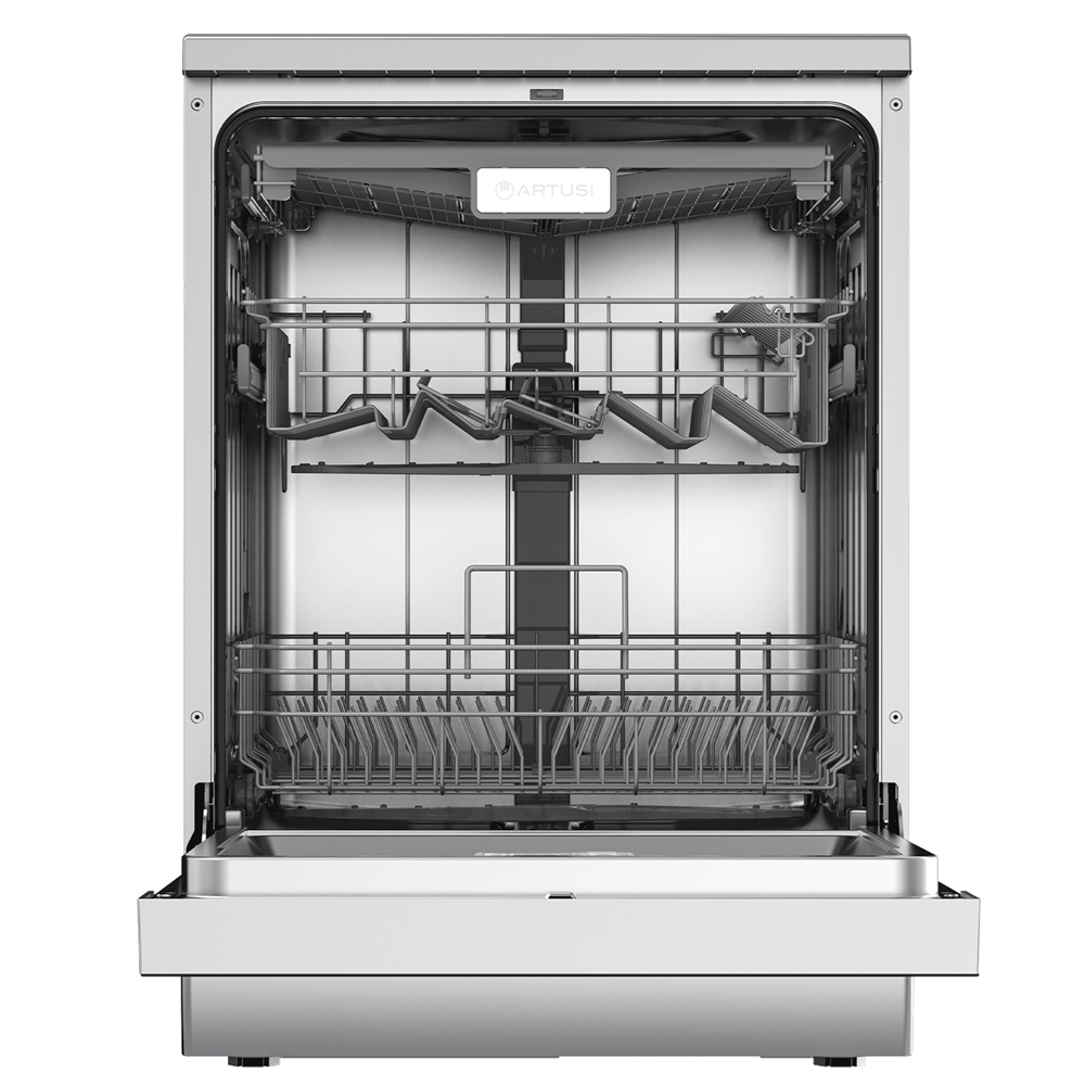 Artusi ADW5009X Freestanding 60cm Dishwasher, Stainless Steel