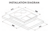 Euro Appliances E900Idb2 90Cm Induction Cooktop - Special Order
