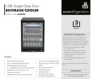 Euro Appliances EA60WFBL Black Finish 138L Beverage Fridge - Cosmetic Defect/s Discount