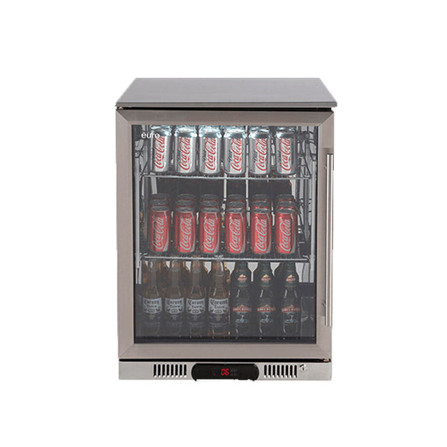 Euro Appliances Ea60Wfsx2L Single Door Beverage Cooler Fridge Drinks Fridges