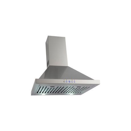 Euro Appliances Ea60Xr 600Mm Stainless Steel Pyramid Canopy With Baffle Filters And Remote Control