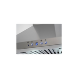 Euro Appliances Ea60Xr 600Mm Stainless Steel Pyramid Canopy With Baffle Filters And Remote Control