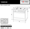 Technika TU950TLE8 90cm Dual Fuel Freestanding Stove