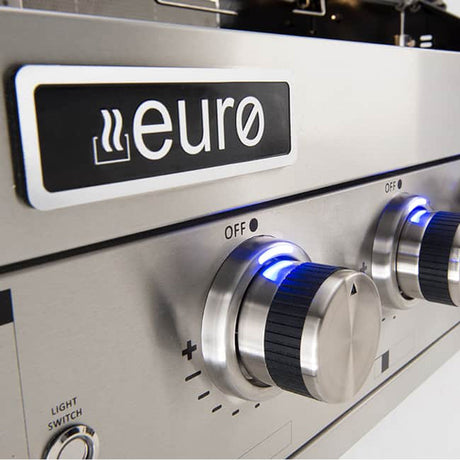 Euro Appliances Eal1200Rbq Stainless Steel 6 Burner Built-In Bbq Built In