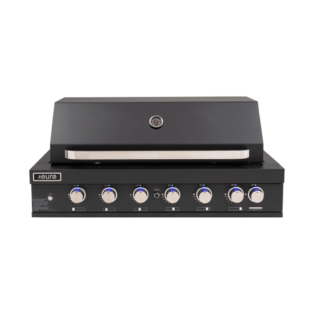 Euro Appliances Eal1200Rbqbl Black 6 Burner Built-In Bbq Built In