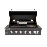 Euro Appliances Eal1200Rbqbl Black 6 Burner Built-In Bbq Built In