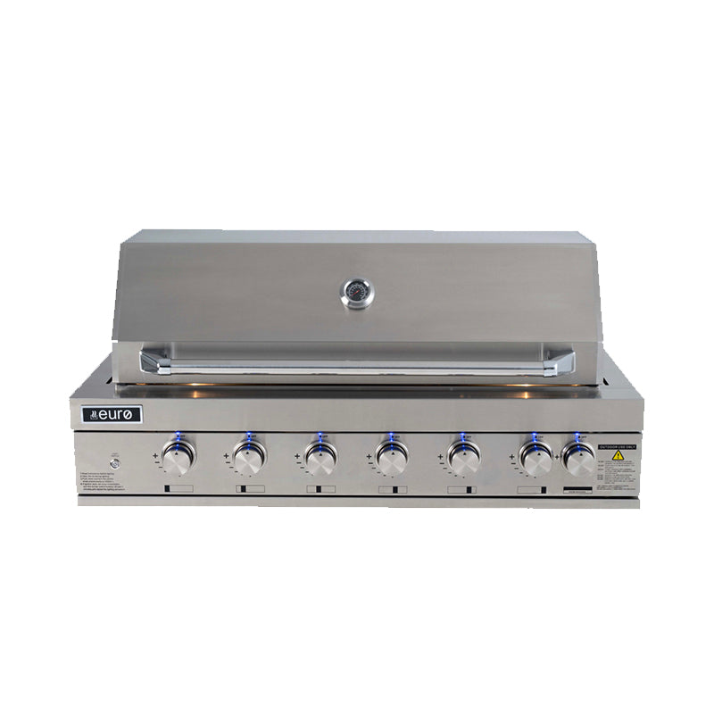Euro Appliances Eal1200Rbqh 304 Stainless Steel 6 Burner Built-In Bbq Built In