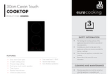 Euro Appliances ECI30FZ3 30cm Induction Two Zone Cooktop - Special Order