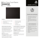 Euro Appliances ECT600C4 60cm Ceramic Cooktop - Carton Damage Discount