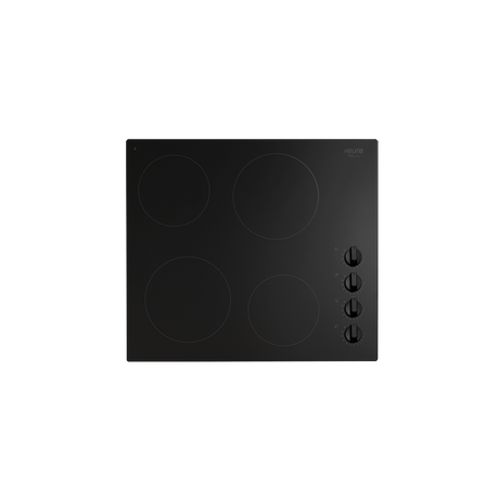 Euro Appliances Ect600Cb 60Cm Electric Ceran Glass Cooktop - Special Order Cooktops