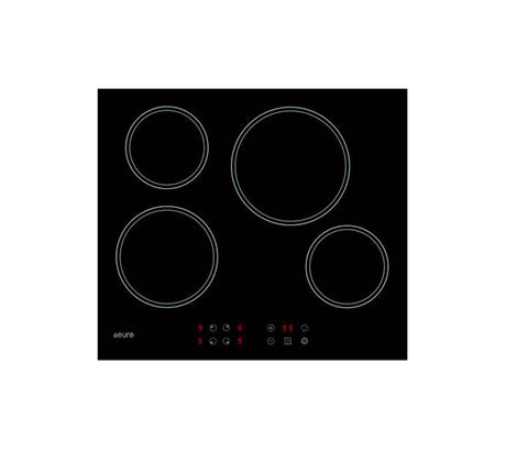 Euro Appliances Ect60Cr-0 Ceran Touch Control Electric Cooktop Ceramic