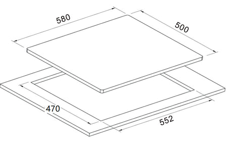 Euro Appliances Ect60Wcx 60Cm Natural Gas Cooktop - Special Order