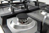 Euro Appliances Ect75G5X 75Cm Stainless Steel Gas Cooktop