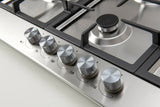 Euro Appliances Ect90G5X 90Cm Natural Gas Cooktop