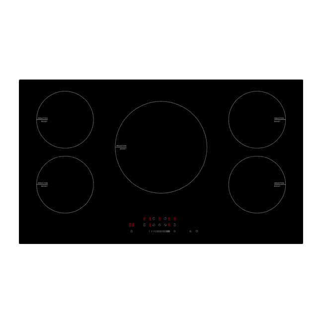 Euro Appliances Ect90Icb 90Cm Induction Cooktop - Special Order