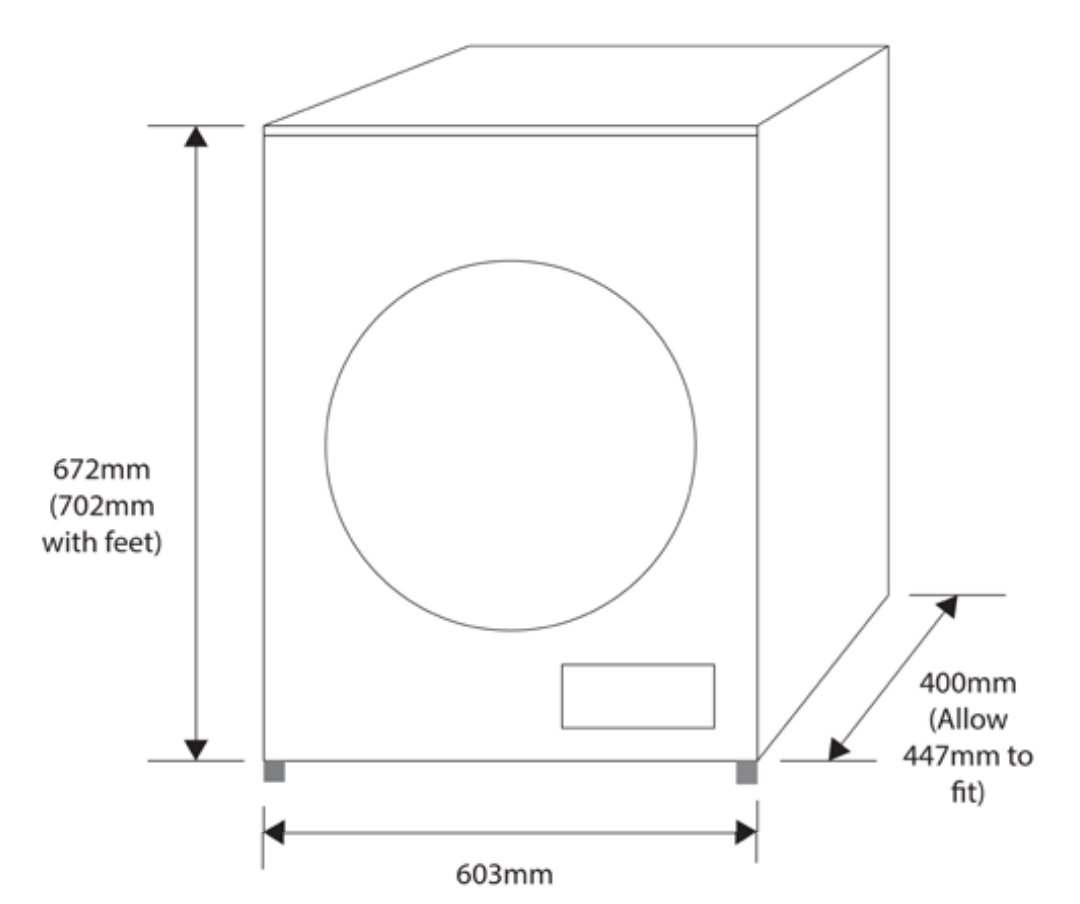 Euromaid ED45KG 4.5kg Clothes Dryer - Online Only