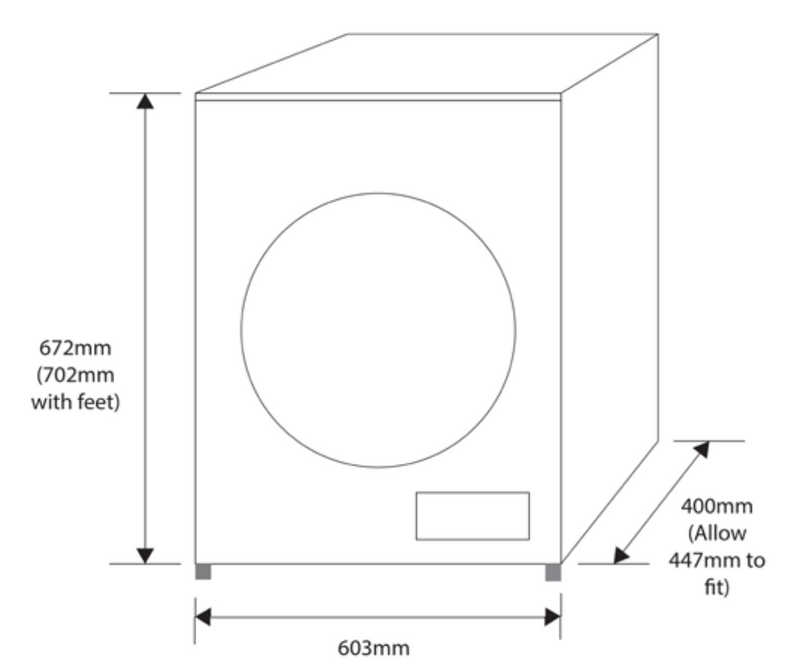 Euromaid ED45KG 4.5kg Clothes Dryer - Ex Display Discount