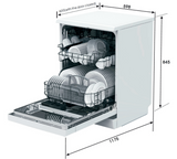 Euro Appliances Ed614Sx Freestanding Stainless Steel Dishwasher Standard
