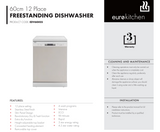 Euro Appliances EDV604SS 60cm Stainless Steel Dishwasher