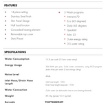 Euro Appliances EED614KX 60cm Stainless Steel Freestanding Dishwasher - Ex Display Discount