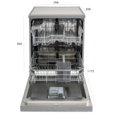 Euro Appliances EED614KX 60cm Stainless Steel Freestanding Dishwasher - Ex Display Discount