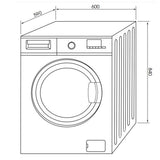 Euromaid EFL700WPRO 7kg Front Load Washing Machine - Online Only