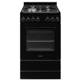 Euromaid EFS54FC-SGB 54cm Black Finish Gas Freestanding Stove