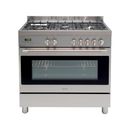 Euro Appliances Italian Made EFS900LDX 90cm Freestanding Dual Fuel Oven/Stove - Ex Display Discount