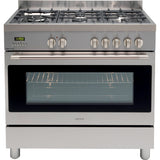 Euro Appliances Efs900Ldx 90Cm Freestanding Dual Fuel Oven/Stove Stoves