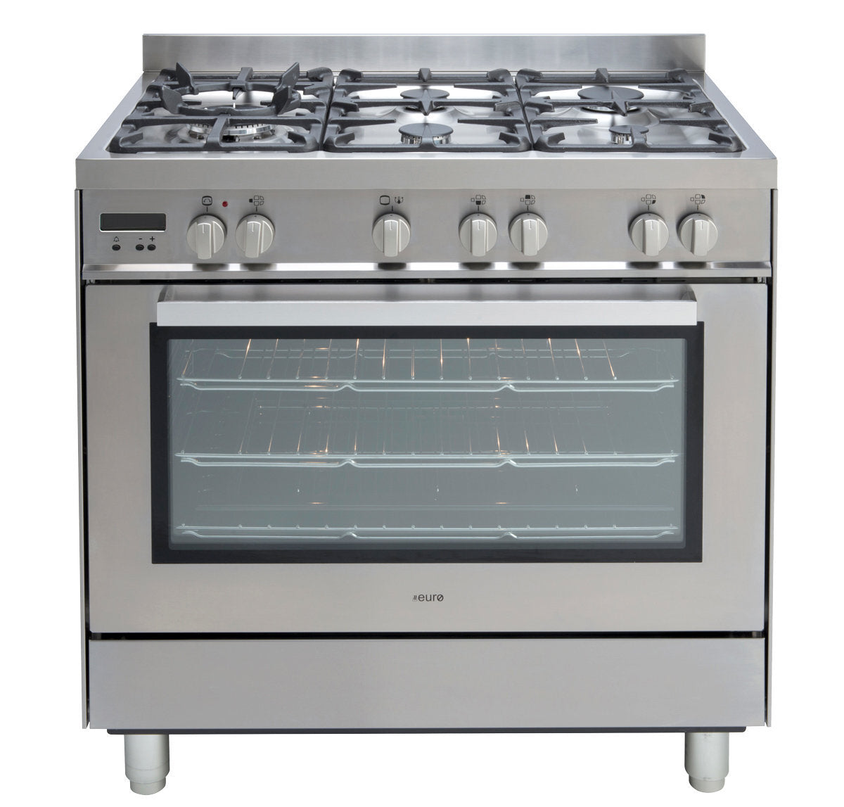Euro Appliances EFS90GFSX 90cm Italian Made Gas Freestanding Oven/Stove