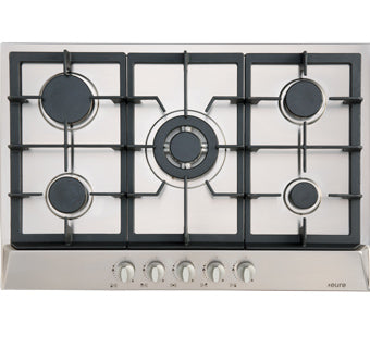 Euro Appliances EGC75CWSFFD 75cm Stainless Steel Gas Cooktop