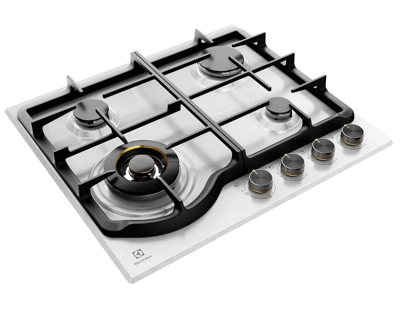 Electrolux EHG645SE 60cm Stainless Steel Gas Cooktop - Electrolux New Clearance Discount