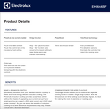 Electrolux EHI644BF 60cm 4 Zone PowerLite Induction Cooktop - Factory Seconds