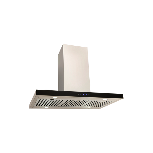 Euro Appliances Eic90Bgr 90Cm Island Canopy Rangehood - Special Order
